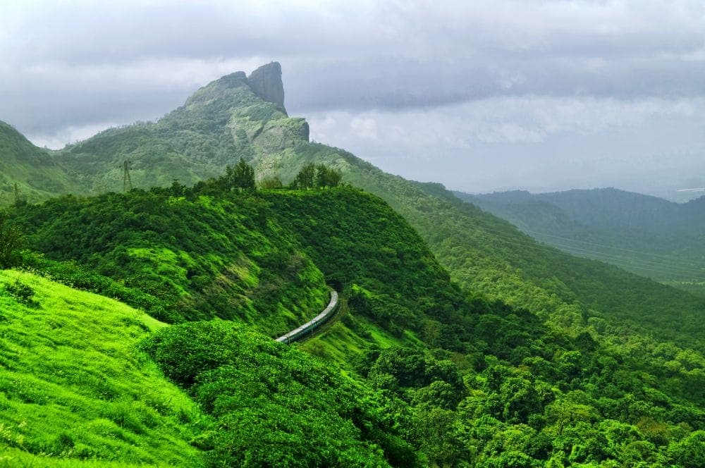 Lonavala waterfalls and greenery